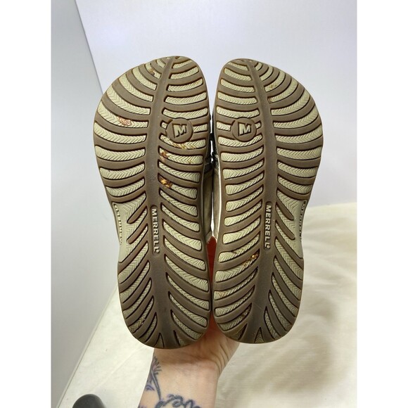 Merrell Lilyfern Slides Womens 8 Sport Sandals Leather Outdoor Slip On J89096 - Picture 5 of 6